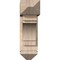 Ekena Millwork Merced Arts and Crafts Smooth Bracket w/ Offset Brace, Douglas Fir, 7 1/2"W x 24"D x 24"H BKT0806X24X24MRC03SDF - alternate 2